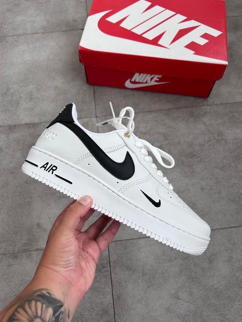 Nike AirForce Importado Branco Preto. - comprar online