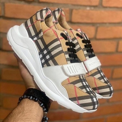 Tênis Burberry Xadrez Importado