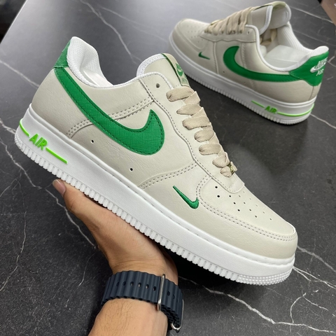 Nike AirForce Nacional Branco Verde.