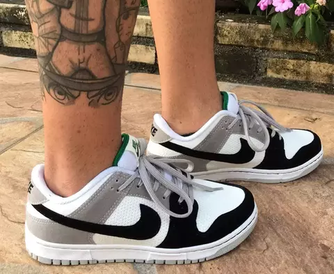 Nike Air Dunk Nacional 34 ao 43 Branco Preto.