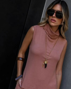 Blusa malha tricô gola 21465