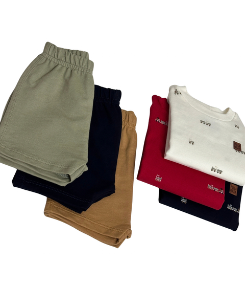 Conjunto bebê menino Pulla Bulla 30114