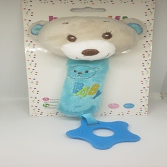 Ursinho de pelucia com cabo buzininha e mordedor