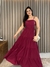 vestido longo decote quadrado - comprar online
