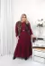 VESTIDO MANGA LONGA MARSALA na internet