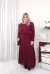 VESTIDO MANGA LONGA MARSALA - loja online