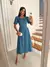 VESTIDO AZUL PETRÓLEO - loja online