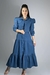 VESTIDO BOTÕES P AZUL MARINHO - loja online