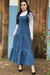 VESTIDO BOTÕES P AZUL MARINHO - comprar online