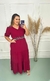 VESTIDO LONGO VINHO COM DETALHE