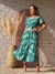 VESTIDO VERDE ESTAMPADO