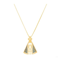 Colar Nossa Senhora Aparecida Safira na internet