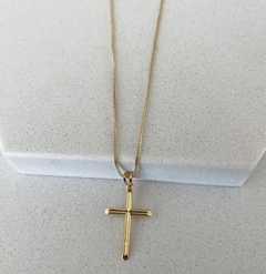 COLAR VENEZIANA PINGENTE CRUZ - comprar online