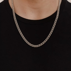 Colar Masculino Elo Groumet - Aço Inox