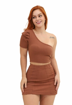 Conjunto Feminino Mula Manca Com Bojo e Short Saia - comprar online