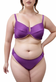 Biquíni Feminino Plus Size de Aro Sem Bojo Com Calcinha BomBom e Fio Duplo Canelado