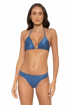 Biquíni Feminino Cortininha Com Bojo e Calcinha Bombom Canelado - comprar online