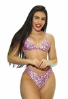 Biquíni Feminino Aviador Com Bojo Estampado com Calcinha Asa Delta