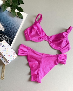 Biquíni Plus Size de Aro S bojo Calcinha Duplo Fio Canelado - comprar online