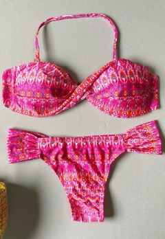 Biquíni Feminino Meia Taça Com Bojo Torcido Calcinha Bombom - Multmix