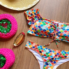 Biquíni Feminino Ciganinha Com Bojo e Calcinha Empina Bumbum - Multmix