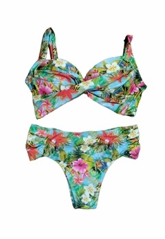 Biquíni Feminino Plus Size Sutiã Trançado Calcinha BomBom - Multmix
