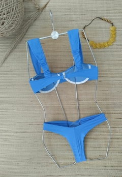 Biquini Regatinha Com Aro sem Bojo Calcinha Fio Duplo - loja online