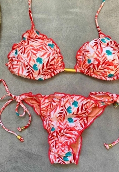 Biquíni Feminino Cortininha Ripple Calcinha Empina Bumbum e Amarra Lateral na internet