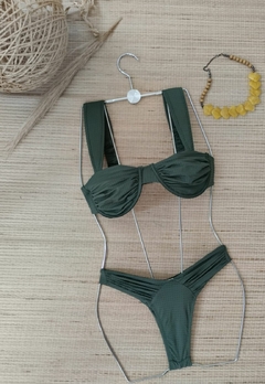 Biquini Regatinha Com Aro sem Bojo Calcinha Fio Duplo - comprar online
