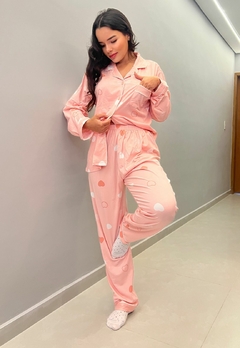 Pijama Americano Feminino Longo Conforto e Estilo para Suas Noites na internet