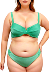 Biquíni Feminino Plus Size de Aro Sem Bojo Com Calcinha BomBom e Fio Duplo Canelado
