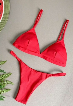 Biquíni Feminino Aviador Com Bojo e Calcinha Dupla Face Tira na Lateral Perfeito para Marquinhas - comprar online