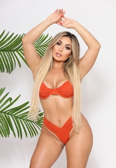 Biquini Regatinha Com Aro sem Bojo Calcinha Fio Duplo - comprar online