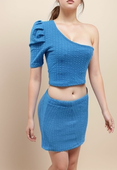 Conjunto Feminino Mula Manca Com Bojo e Short Saia - loja online
