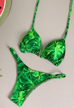 Biquíni Feminino Cortininha Com Bojo e Calcinha de Tira Lateral para Marquinhas na internet