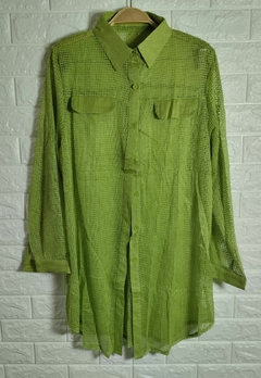 Saida De Praia Estilo Camisa