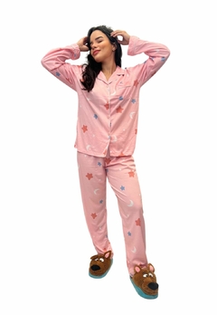 Pijama Americano Feminino Longo Conforto e Estilo para Suas Noites - comprar online