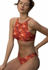 Biquíni Feminino Cropped Com Bojo Com Calcinha Dupla Face