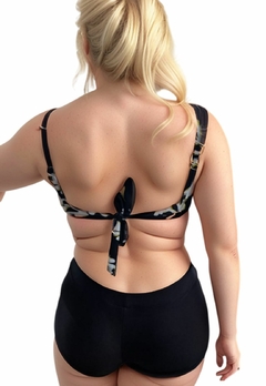 Biquíni Feminino Plus Size Com Bojo Alça Regulável e Calcinha Shortinho na internet