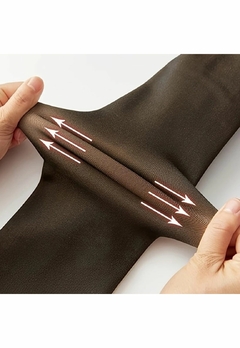 Meia Calça Térmica Forrada Peluciada Translúcida De Lã Quente Feminina Para Inverno Plus Size