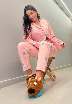 Pijama Americano Feminino Longo Conforto e Estilo para Suas Noites - comprar online