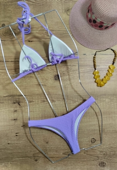 Biquíni Feminino Texturizado Cortininha Asa Delta Fio Dental - comprar online