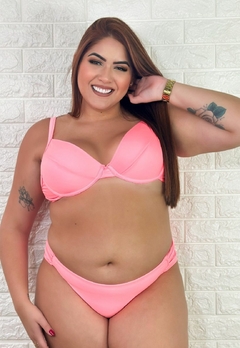 Imagem do Biquíni Plus Size de Aro Sem bojo Calcinha Duplo Fio