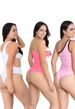Kit com 3 Body Femininos Multicolor - comprar online