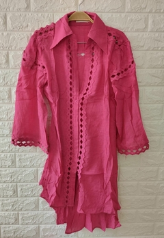 Saida De Praia Estilo Chemise - comprar online