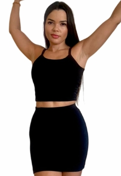 Conjunto Feminino Regatinha Com Saia Curta - comprar online