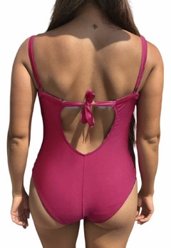 Maiô Plus Size Body Feminino Com Bojo Confortável Leve Verão Moda Praia Detalhe Argola - Multmix