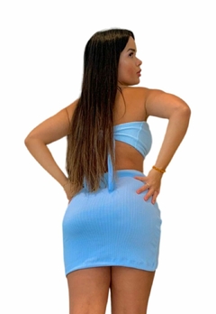 Conjunto Feminino Top com bojo e Saia Curta ! - loja online