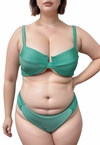 Biquíni Feminino Plus Size de Aro Sem Bojo Com Calcinha BomBom e Fio Duplo Texturizado