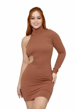 Vestido Feminino Cropped COm uma Manda Longa Bojo e Saia na internet
